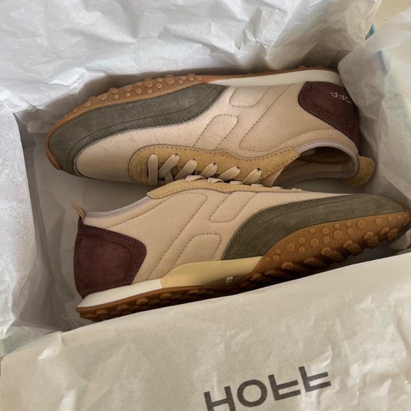 HOFF Shoes - Hoff Women's Stylish Sneakers - Cream, Olive, and Brown